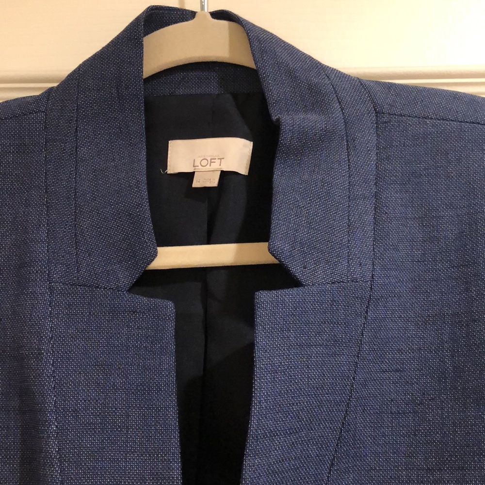 Loft Modern One Button Lined Blazer - image 2